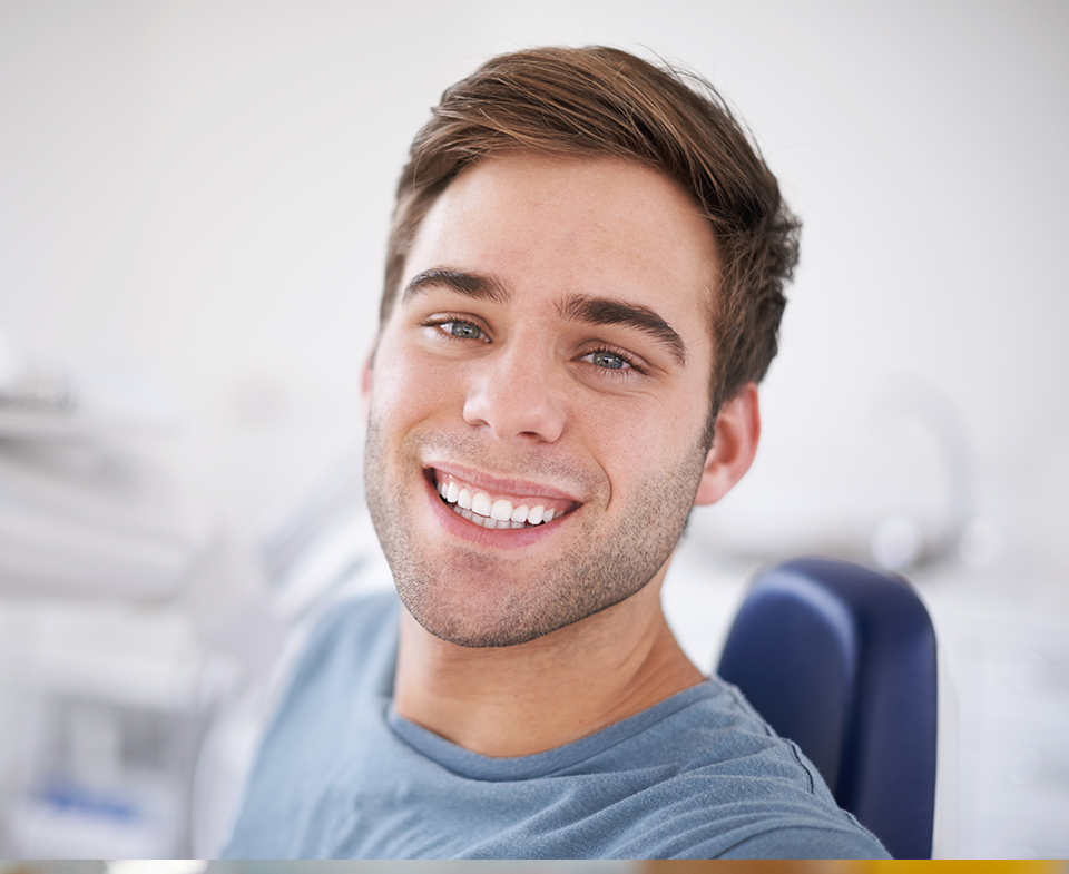 happy patient at the dentist