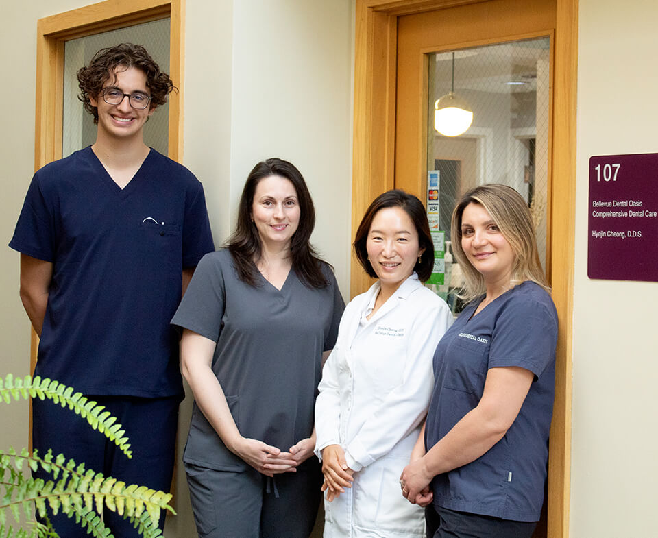 Bellevue dental team